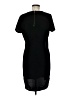 Adrienne Vittadini 100% Polyester Solid Black Casual Dress Size 8 - photo 2