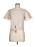 Sanctuary Tan Short Sleeve Top Size L - photo 1