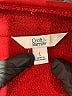Croft & Barrow 100% Polyester Red Vest Size L - photo 3