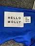 Hello Molly 100% Polyester Solid Blue Cocktail Dress Size 2 - photo 7