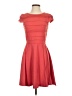 Elle Solid Red Cocktail Dress Size 4 - photo 1