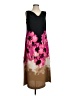 DKNY 100% Polyester Graphic Brown Cocktail Dress Size 4 - photo 1