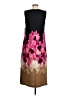 DKNY 100% Polyester Graphic Brown Cocktail Dress Size 4 - photo 2