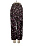 Unbranded Floral Black Casual Pants Size S (estimated) - photo 1