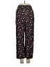 Unbranded Floral Black Casual Pants Size S (estimated) - photo 2