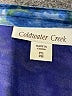 Coldwater Creek 100% Polyester Blue Long Sleeve Blouse Size S (petite) - photo 7