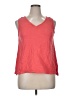 Yerse Red Sleeveless Top Size XL (4) - photo 1