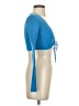 Zara Blue Long Sleeve Top Size S - photo 4