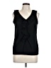 Talbots Black Sleeveless Blouse Size L - photo 1