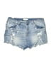 Almost Famous Blue Denim Shorts Size 15 - photo 1