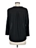 H&M 100% Polyester Black 3/4 Sleeve Blouse Size M - photo 2