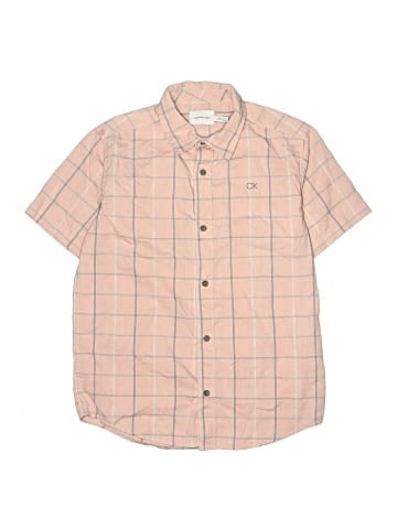 CALVIN KLEIN JEANS Short Sleeve Button-Down Shirt (view 1)