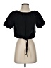 OAK + FORT 100% Polyester Black Short Sleeve T-Shirt Size S - photo 1