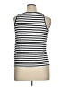 Green Envelope White Sleeveless Top Size XL - photo 2