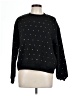 Jolie & Joy 100% Polyester Stars Black Pullover Sweater Size L - photo 1