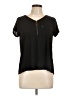 Always Indigo Black Short Sleeve Top Size L - photo 1