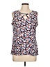 Jones Studio Blue Sleeveless Blouse Size L - photo 1