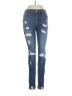 KANCAN JEANS Hearts Blue Jeans Size 27 waist - photo 1