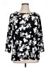 Liz Claiborne Black 3/4 Sleeve Blouse Size 1X - photo 1