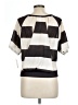 Exist Stripes Brown Short Sleeve Blouse Size L - photo 2