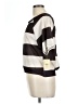 Exist Stripes Brown Short Sleeve Blouse Size L - photo 5