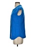 J.Crew 100% Polyester Blue Sleeveless Blouse Size 00 - photo 5