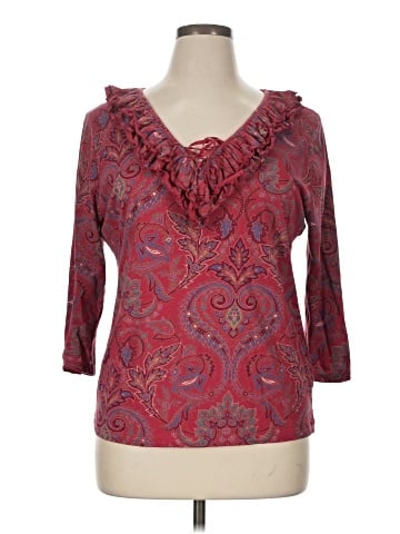 Lauren Jeans Co. 3/4 Sleeve Blouse (view 1)