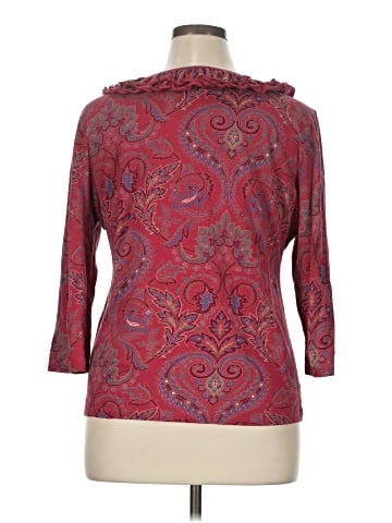 Lauren Jeans Co. 3/4 Sleeve Blouse (view 2)
