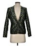 J.Crew 100% Polyester Floral Green Blazer Size 2 - photo 1