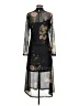 ALLSAINTS Black Green Cocktail Dress Size 8 - photo 2