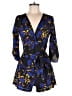 Yumi Kim 100% Polyester Print Blue Romper Size S - photo 1