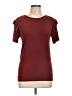 Assorted Brands Burgundy Short Sleeve Top Size L - photo 1
