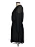 Express 100% Polyester Solid Black Casual Dress Size M - photo 5