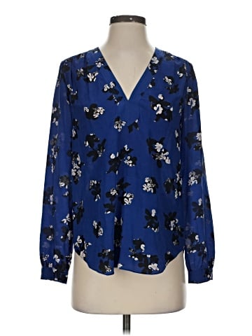 Rebecca Taylor Long Sleeve Silk Top (view 1)