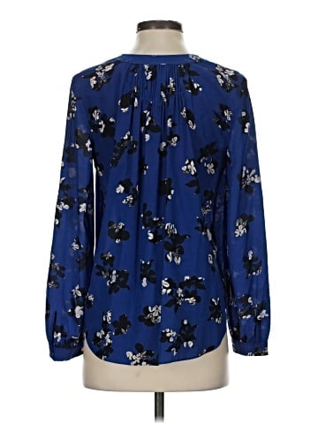 Rebecca Taylor Long Sleeve Silk Top (view 2)