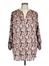 Jodifl 100% Polyester Brown 3/4 Sleeve Blouse Size L - photo 1