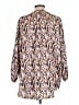 Jodifl 100% Polyester Brown 3/4 Sleeve Blouse Size L - photo 2