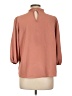 Misia 100% Polyester Brown 3/4 Sleeve Blouse Size L - photo 2