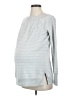 A Pea in the Pod Gray Silver Pullover Sweater Size XS Maternity - photo 1