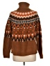 VICI Print Brown Pullover Sweater Size M - photo 2