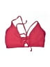 Ocean Blue Burgundy Swimsuit Top Size M - photo 1