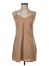 Bebe Solid Tan Casual Dress Size XS - photo 1