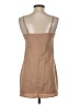 Bebe Solid Tan Casual Dress Size XS - photo 2