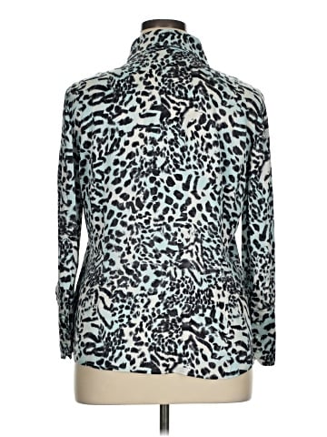 St. John Collection by Marie Gray Long Sleeve Silk Top (view 2)