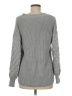 Prettygarden 100% Acrylic Gray Pullover Sweater Size M - photo 2