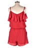 Bisou Bisou Solid Red Romper Size 10 - photo 2