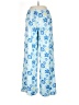 Shein Print Blue Casual Pants Size 6 - photo 2