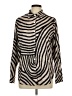 Unbranded Animal Print Brown Long Sleeve Blouse Size L - photo 1
