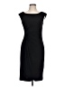 Connected Apparel 100% Polyester Solid Black Cocktail Dress Size 10 - photo 1