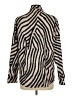 Unbranded Animal Print Brown Long Sleeve Blouse Size L - photo 2